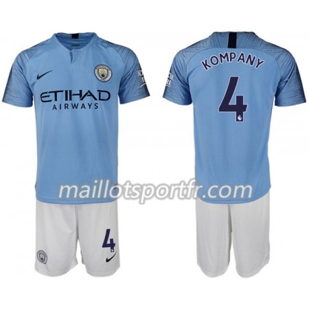 Maillot de Foot Manchester City KOMPANY 4 Enfant Domicile 2018/19 Maillot de Foot Manchester City KOMPANY 4 Enfant Domicile 2018/19